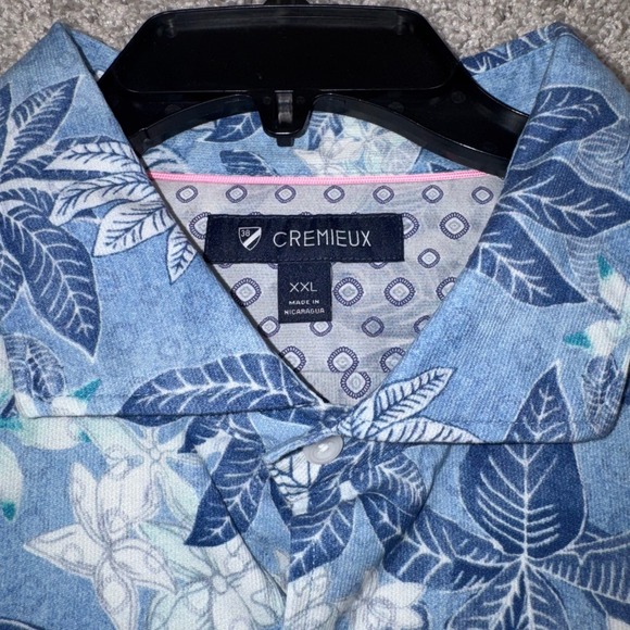 Cremieux Key West Button Down Shirt Mens XXL Tropical Floral Blue White NEW - Picture 2 of 7